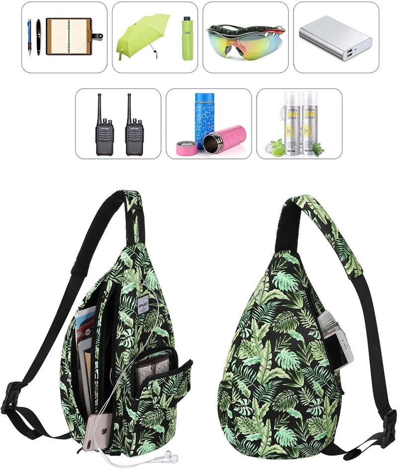 HAWEE Backpack Sling for Women Anti-Water Crossbody Bag Inclined Adjustable Pack | Casual, Adjustable Strap, Water Repellent, for Travel/Sport - Image 2